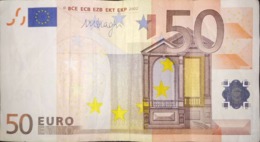 50 EURO Alemania(X) E003, DRAGHI Del 2002 - 50 Euro