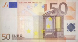 50 EURO BELGICA(Z) T013, TRICHET - 50 Euro