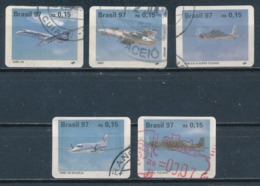 °°° BRASIL - Y&T N°2310/14 - 1997 °°° - Used Stamps