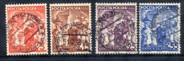 PORT GDANSK 1938 20th Anniversary Of Polish Republic Used,  Michel 34-37 - Besatzungszeit