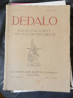 8) DEDALO Rassegna D'Arte Diretta Da Ugo Ojetti Milano-Roma, 1920. Anno I Fasc I - Critics