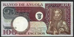 ANGOLA P106 100 ESCUDOS  10.6.1973  #PP     VF   NO P.h. - Angola