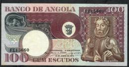 ANGOLA P106 100 ESCUDOS  10.6.1973  #FE    VF   NO P.h. - Angola