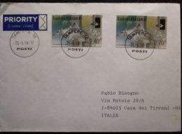 1998 Finland Tampere - ATM Pteromys Volans Mk 2,40  2,70 - Used Stamps On Cover To Italy - Timbres De Distributeurs [ATM]