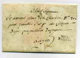 N°1 BELLEY / Dept De L'Ain / 1798 - 1701-1800: Precursors XVIII