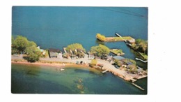 GANANOQUE, Ontario, Canada, Diotte's Cottages. Old Chrome Postcard, Leeds County - Gananoque