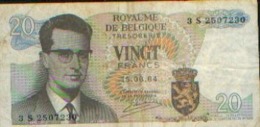 BELGIQUE 20 Francs 1964 - Autres & Non Classés