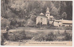 27223 Contamines Sur Saint Gervais Notre Dame De La Gorge -cl. Bourrey  1910 - Contamine-sur-Arve