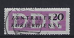 Germany (DDR) 1956 Dienstmarken Fur Den ZKD (o) Mi.7 - Oblitérés