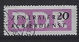 Germany (DDR) 1957 Dienstmarken Fur Den ZKD (o) Mi.II - Oblitérés