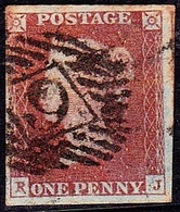 GREAT BRITAIN 1841 QV 1d Deep Red-Brown R-J SG10 CV £40 - Oblitérés