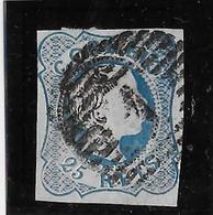 Portugal N°6 - Oblitéré - 1 Trou Vermiculaire Sinon TB - Used Stamps