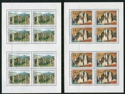 CZECH REPUBLIC 2003 Limestone Formations Sheetlets MNH / **.  Michel 355-56 Kb - Blocks & Sheetlets