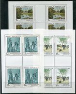 CZECH REPUBLIC 1997 Paintings Sheetlets MNH / ** .  Michel 161-63 Kb - Blocks & Sheetlets