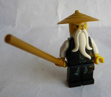 FIGURINE LEGO NINJAGO - SENSEI WU BLACK OUTFIT 2011 Légo - Figurine