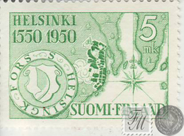Finlandia 1950  Yvert Tellier  371 Mapa */NH - Other & Unclassified