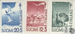 Finlandia 1951  Yvert Tellier  379/81 Fauna Pajaros  ** - Other & Unclassified