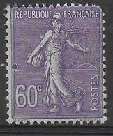 1924 - YVERT N° 200 VARIETE ANNEAU DE LUNE ! ** MNH (UNE DENT COURTE) - COTE = 70 EUR. - SEMEUSE - Ongebruikt