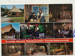 Allemagne. Gutach. Musée En Plein Air "La Maison Du Prévôt". Forêt Noire. Carte Mosaïque - Gutach (Schwarzwaldbahn)