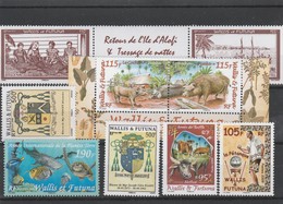 LOT 271 WALLIS ET FUTUNA N°697-698-706-709-710-694-666-720-721 ** FACIALE - Unused Stamps