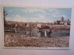 63 Puy De Dôme Pont De Château Plage De Galets Sur Les Bords De L'Allier - Pont Du Chateau