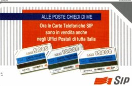 ITALIE CARTA TELEFONICA ALLE POSTE CHIEDI DI ME LIRE 10.000 - [4] Colecciones