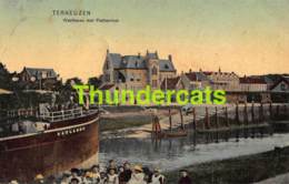 CPA TERNEUZEN WESTHAVEN MET POSTKANTOOR - Terneuzen