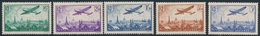 ** POSTE AERIENNE - ** - N°8/10, 12/3 - 5 Valeurs - TB - 1927-1959 Neufs