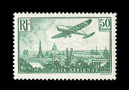 ** POSTE AERIENNE - ** - N°14a - Vert - Assez Bon Centrage - Signé - TB - 1927-1959 Neufs