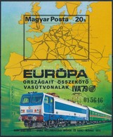 ** 1979 Európa Vasútjai Vágott Blokk (7.000) - Sonstige & Ohne Zuordnung