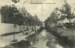 T2/T3 1912 Székesfehérvár, Csatorna Part, Talyiga. Robitsek Sándor Kiadása (EK) - Ohne Zuordnung