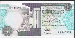 LIBYA   P53   1/2   DINAR    1990      UNC. - Libye