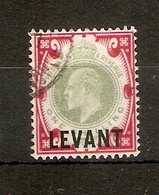 BRITISH LEVANT 1905 1s SG L10 FINE USED Cat £55 - Britisch-Levant