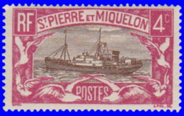 St Pierre & Miquelon 1932. ~  YT 138* - 4 C. Chalutier - Unused Stamps