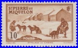 St Pierre & Miquelon 1938. ~  YT 171* - 10 C. Attelage - Unused Stamps