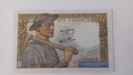 BILLET DE 10 FRANCS MINEUR - 10 F 1941-1949 ''Mineur''
