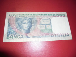 BILLET ITALIE 50 000 LIRE 11 - 04 - 1980 Ciampi / Stevani - 50.000 Lire