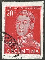 ARGENTINA: GJ.1034P, Used IMPERFORATE Example, VF Quality, Very Rare! - Ungebraucht