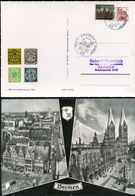 Bund PP35 C2/001-3 1000 JAHRE BREMEN 2 ANSICHTEN Sost.1965  NGK 75,00 € - Privatpostkarten - Gebraucht