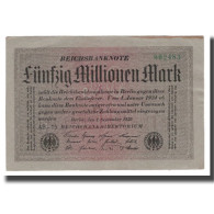 Billet, Allemagne, 50 Millionen Mark, 1923, 1923-09-01, KM:109a, TTB+ - 50 Miljoen Mark
