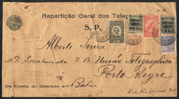BRAZIL: Airmail Cover Sent From Salvador To Porto Alegre On 6/NO/1931 Via Aeropostale, With Very Handsome Multicolored P - Autres & Non Classés