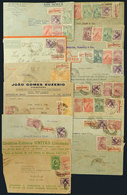 BRAZIL: 13 Airmail Covers Used In 1934, Interesting Postages! - Autres & Non Classés