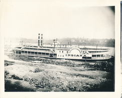 Grande Argentique Steamship Steamboat Indiana Rock Hill Steamboats Boat Ship - Boten