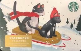 Starbucks 2019 Holiday Gift Card released In The USA - Cats With Line - - Verzamelingen