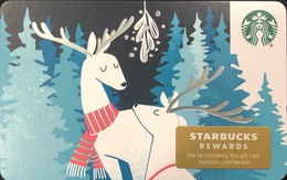 Starbucks 2019 Holiday Gift Card released In The USA. - Deer With Line - - Verzamelingen