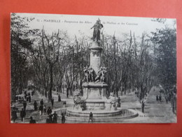 MARSEILLE PERSPECTIVE DES ALLEES DE MEILHAN ET DES CAPUCINES - Parken En Tuinen