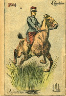 Carte Postale Ancienne Timbres L' Equitation  Aujourd' Hui 1904 Signée L. Vallet  Illustration Cheval - Vallet, L.