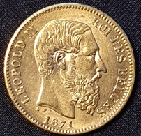 Belgium 20 Francs 1871 (Gold) - 20 Frank (goud)