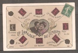 Langage Des Timbres    Semeuses     Oblit   5 C Semeuse  1909   /  Muguet - Sellos (representaciones)