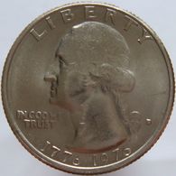 LaZooRo: United States Of America 25 Cents 1976 D UNC - Gedenkmünzen